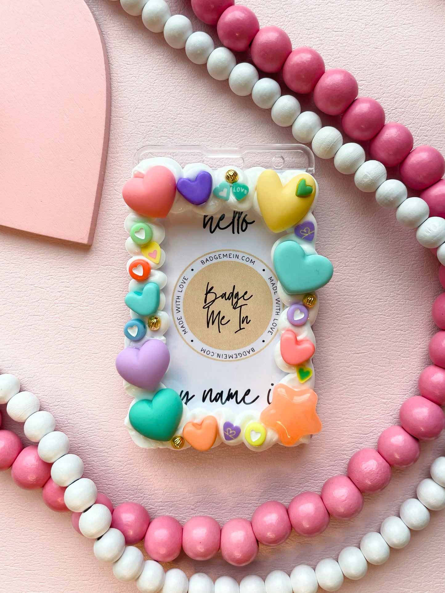 Love Badge- Pastel